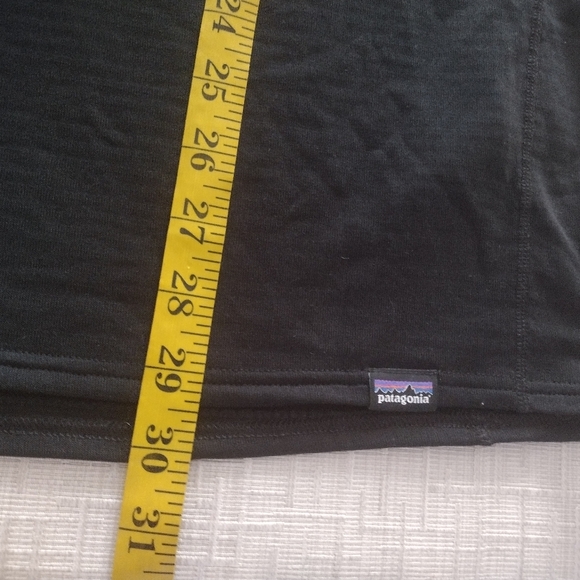 Patagonia Thermal Weight Capilene Black Mens L Polartec Baselayer 1/4 Zip - Picture 9 of 9